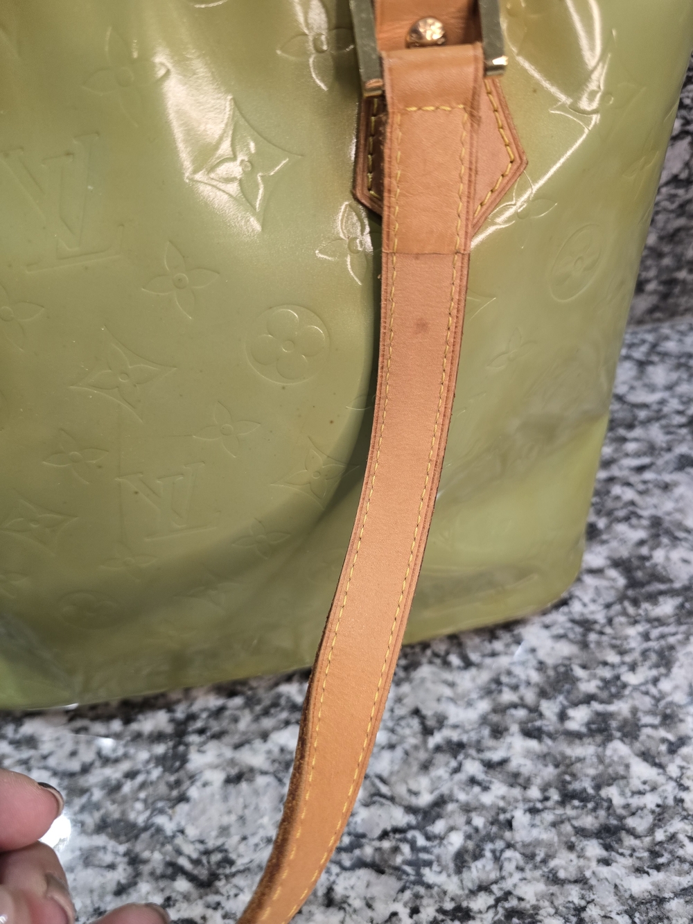 Authentic Louis Vuitton Monogram Vernis Houston Tote Bag - Picture 2 of 16